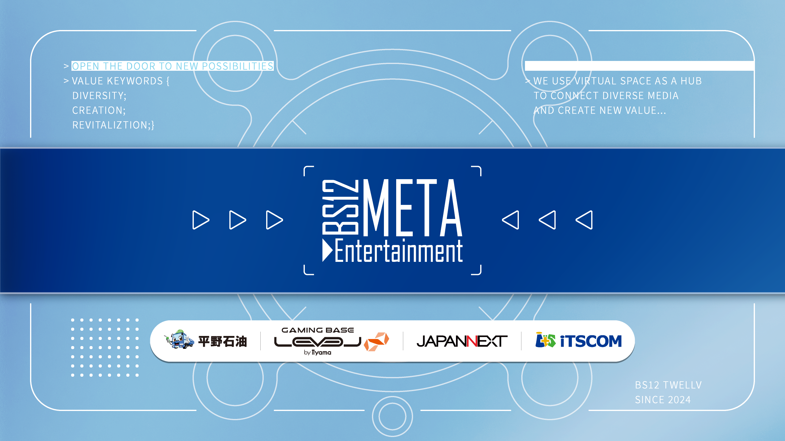 BS12 META Entertainment KV